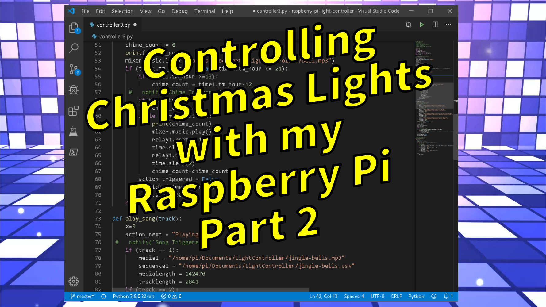 Instructables raspberry pi christmas lights